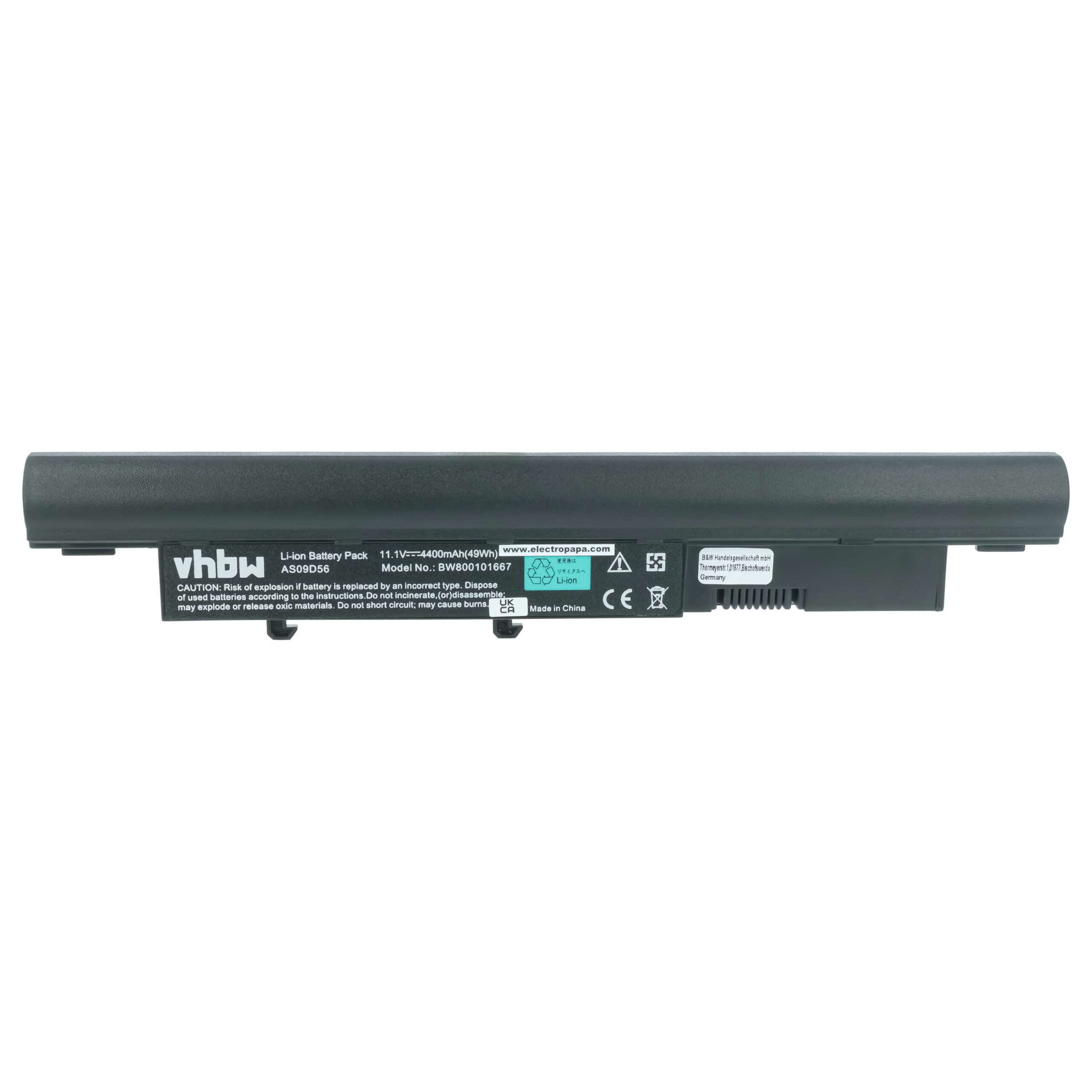 Bateria para Portátil Acer Compatível 3UR18650-2-T0408, 934T4070H, AS09D31, AS09D34 - 4400 mAh 11.1 V Li-Ion - Image 3