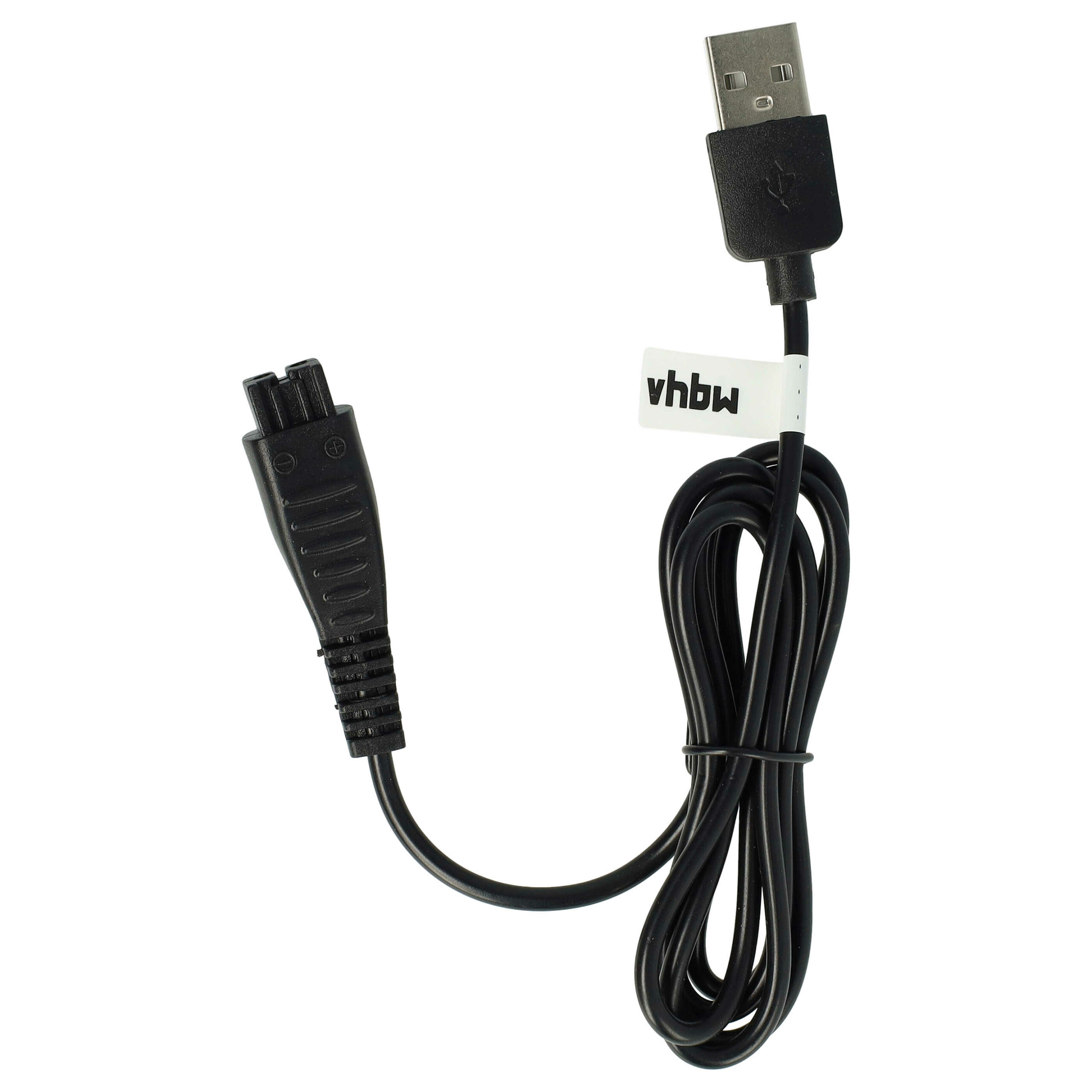 Cabo de Carregamento USB para Máquina de Barbear Panasonic RE7-59, RE7-68, RE7-51, RE7-40 - vhbw