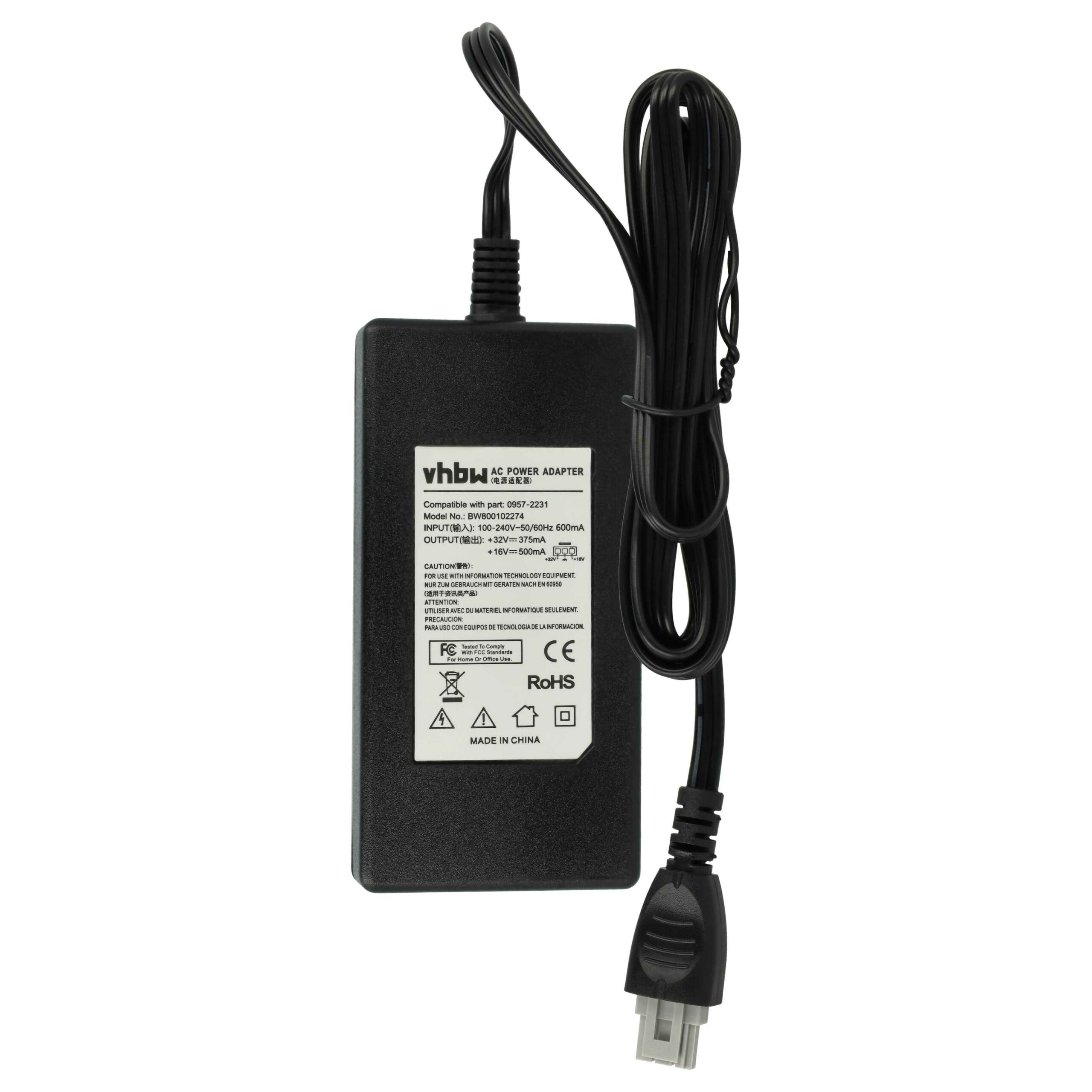 Adaptador de Alimentação CA vhbw para Impressoras HP (substitui 0957-2231) - Image 4