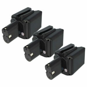 Bateria vhbw 9.6V 2500mAh NiMH para Ferramentas Bosch (Pack 3x) - Compatível 2607300002
