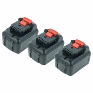 Pack 3x Bateria vhbw compatível Dewalt DCB127, DCB125, DCB123, DCB121, DCB120 - 12V 4000mAh Li-Ion