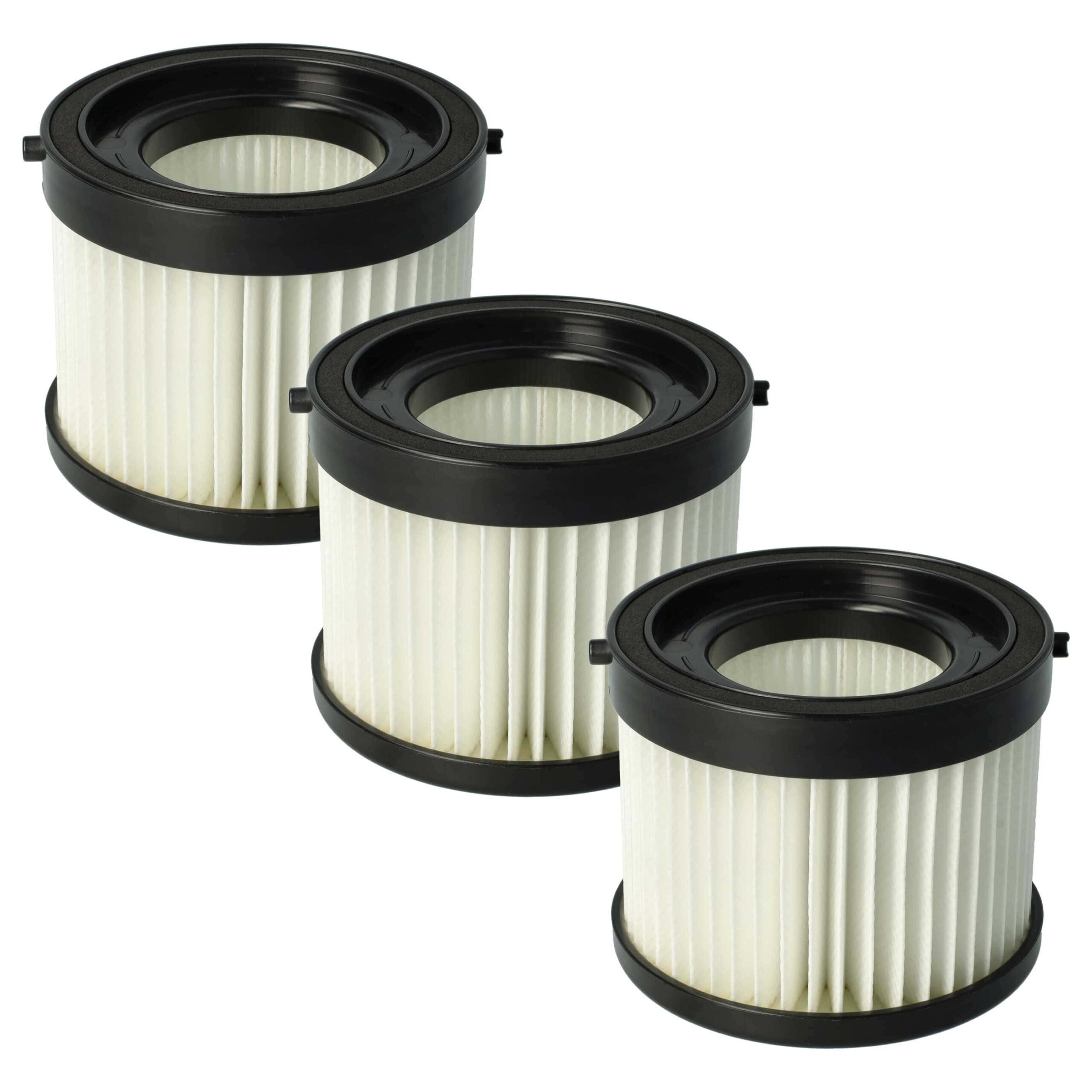3x Filtro de Substituição vhbw para Aspirador Milwaukee BTI 4931454785
