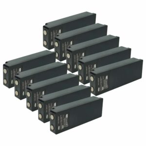 10x Bateria substitui Scanreco 1026 compatível com Palfinger, Scanreco 590, 592 Comando Remoto - 2000 mAh