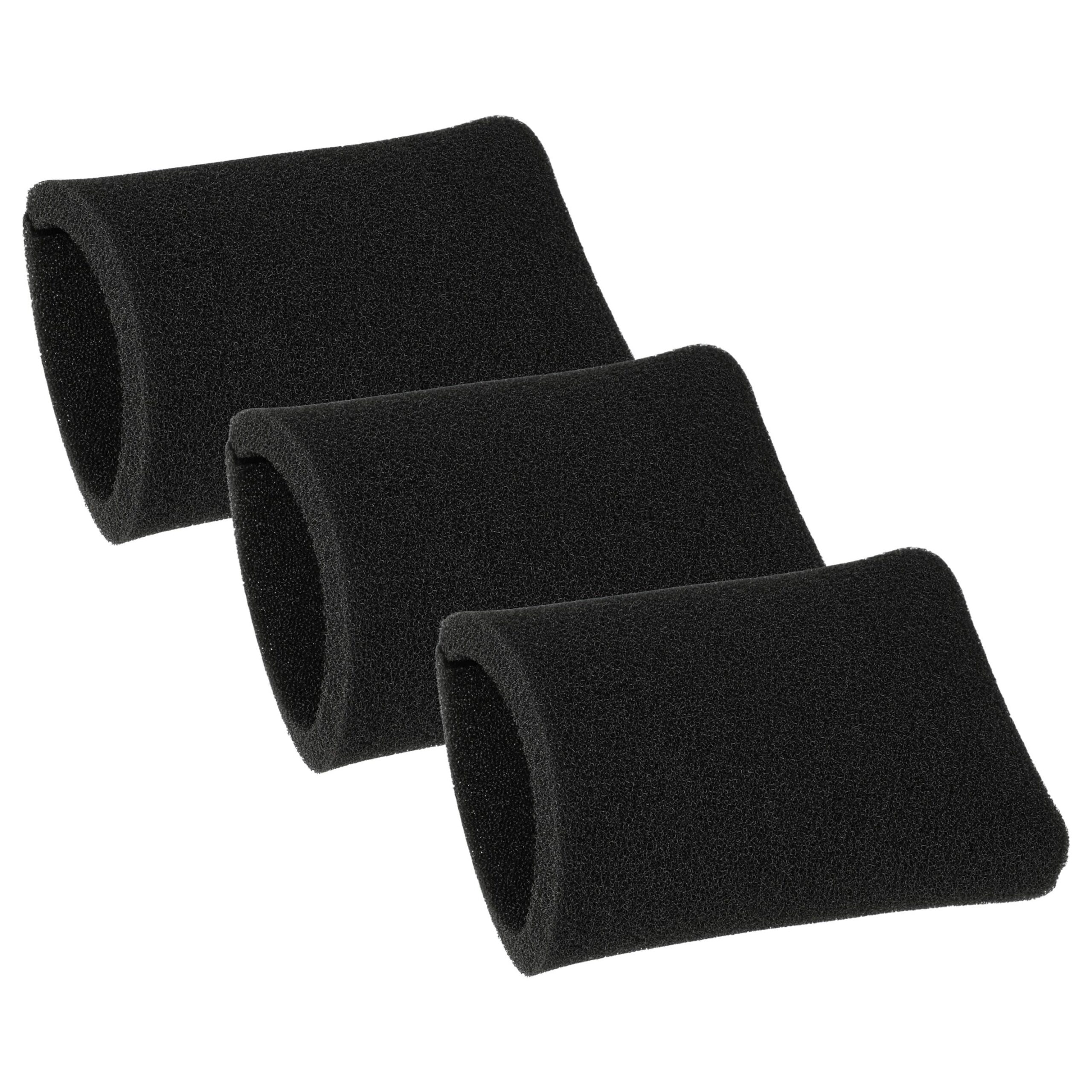 Pack com 3 Filtros de Espuma para Aspirador Kärcher 5.731-595.0 - vhbw