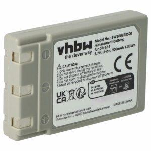 Bateria vhbw para Câmaras Concord 431-XXX - 750mAh, 3.7V, Li-Ion
