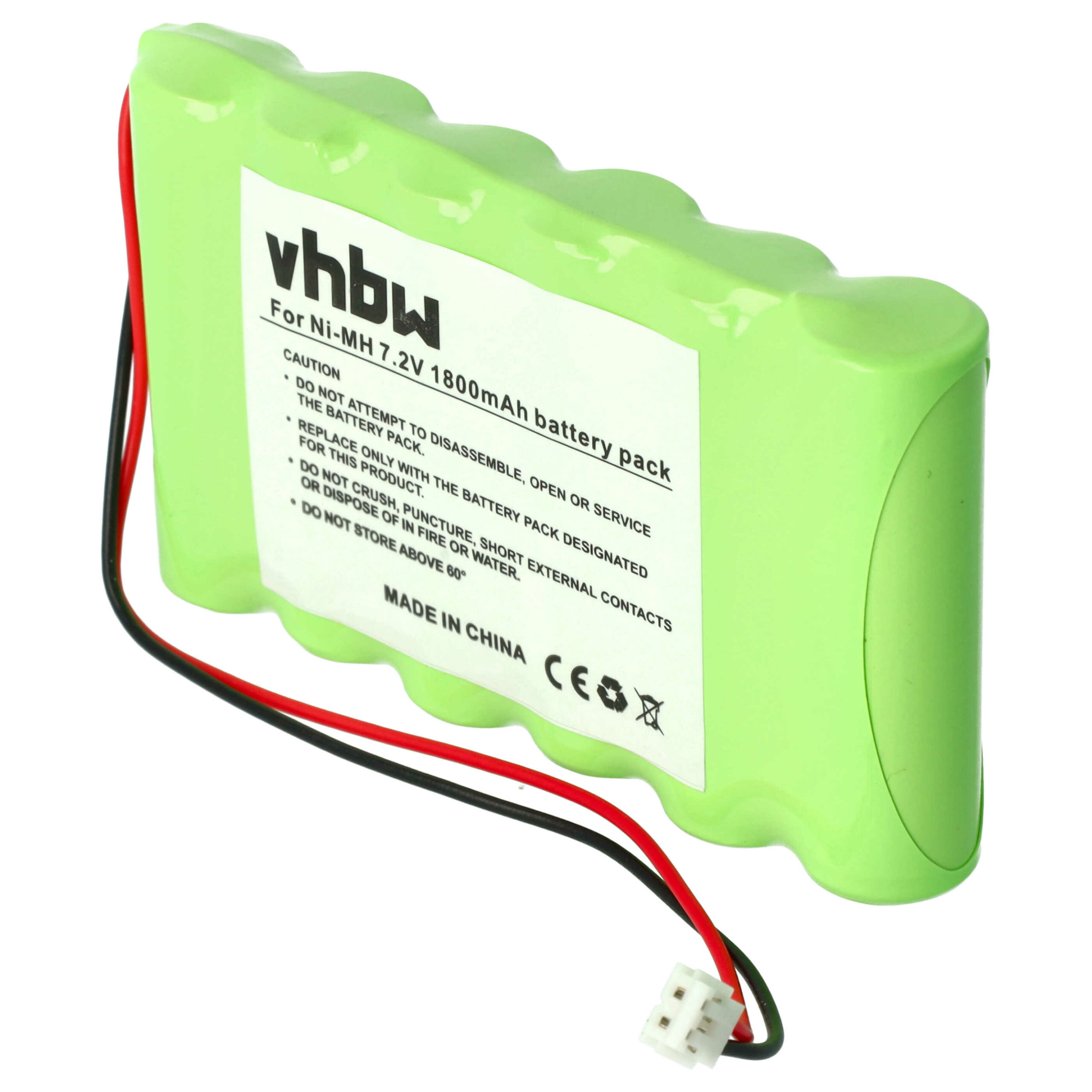 Bateria vhbw para equipamento médico Compex 7.2V 1800 mAh NiMH - Image 2