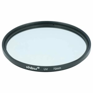 Filtro UV 72 mm para Câmaras e Objetivas - Proteção e Qualidade de Imagem vhbw