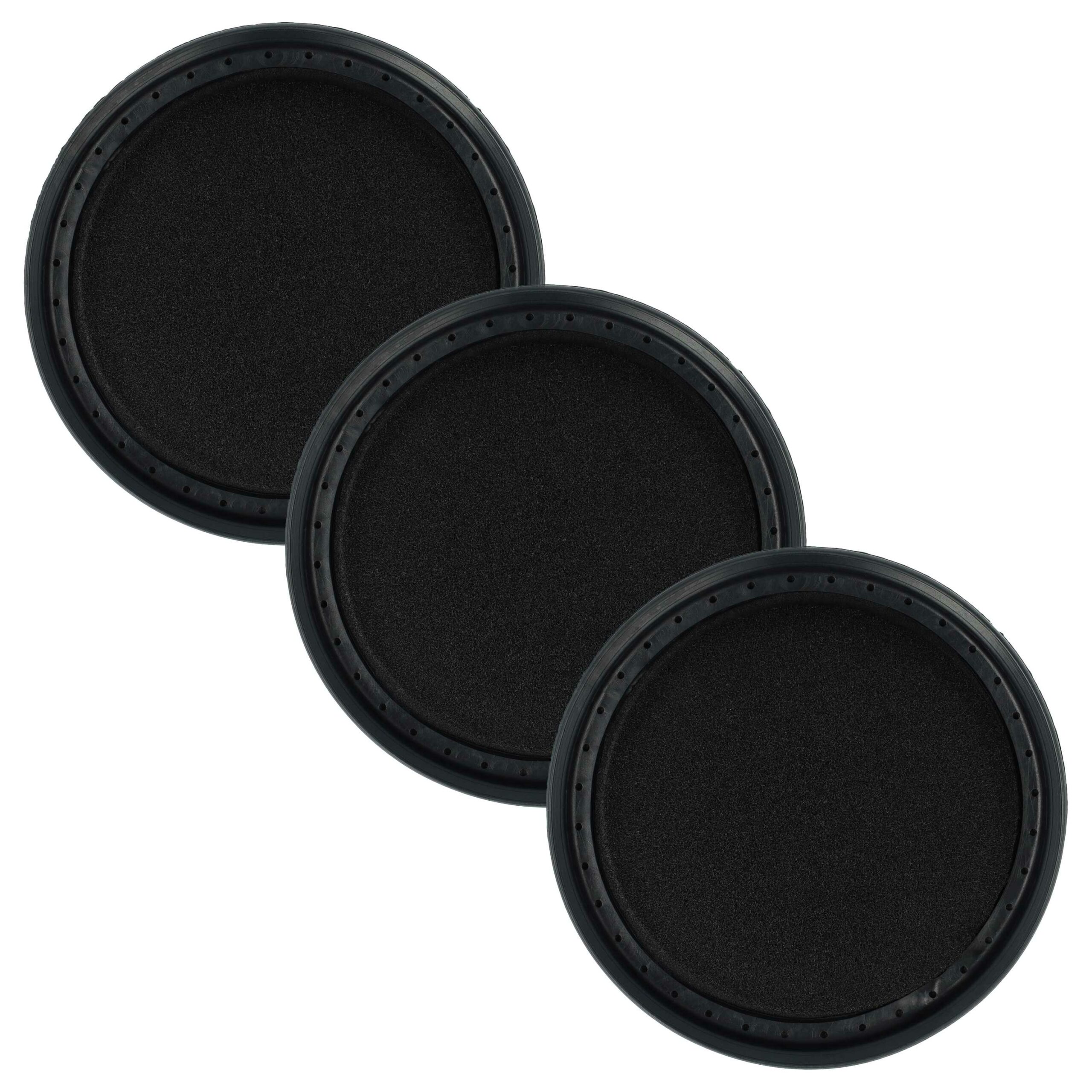 3x Filtro Motor vhbw para Aspirador Arnica BF 84, 10,9 x 10,9 cm