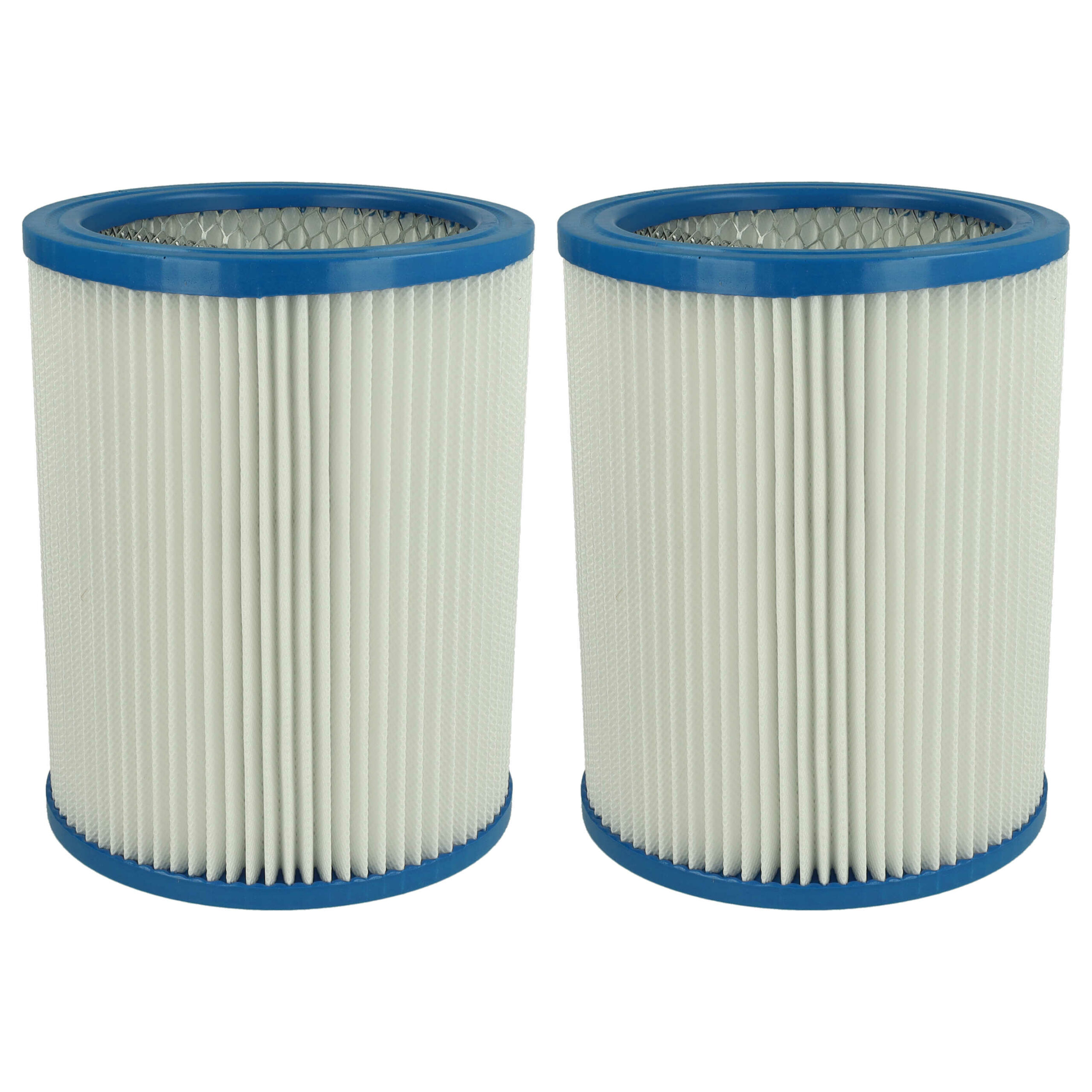 2x Filtro de Cartucho para Aspirador Fein (substitui 31322765009, 4014586261454) vhbw