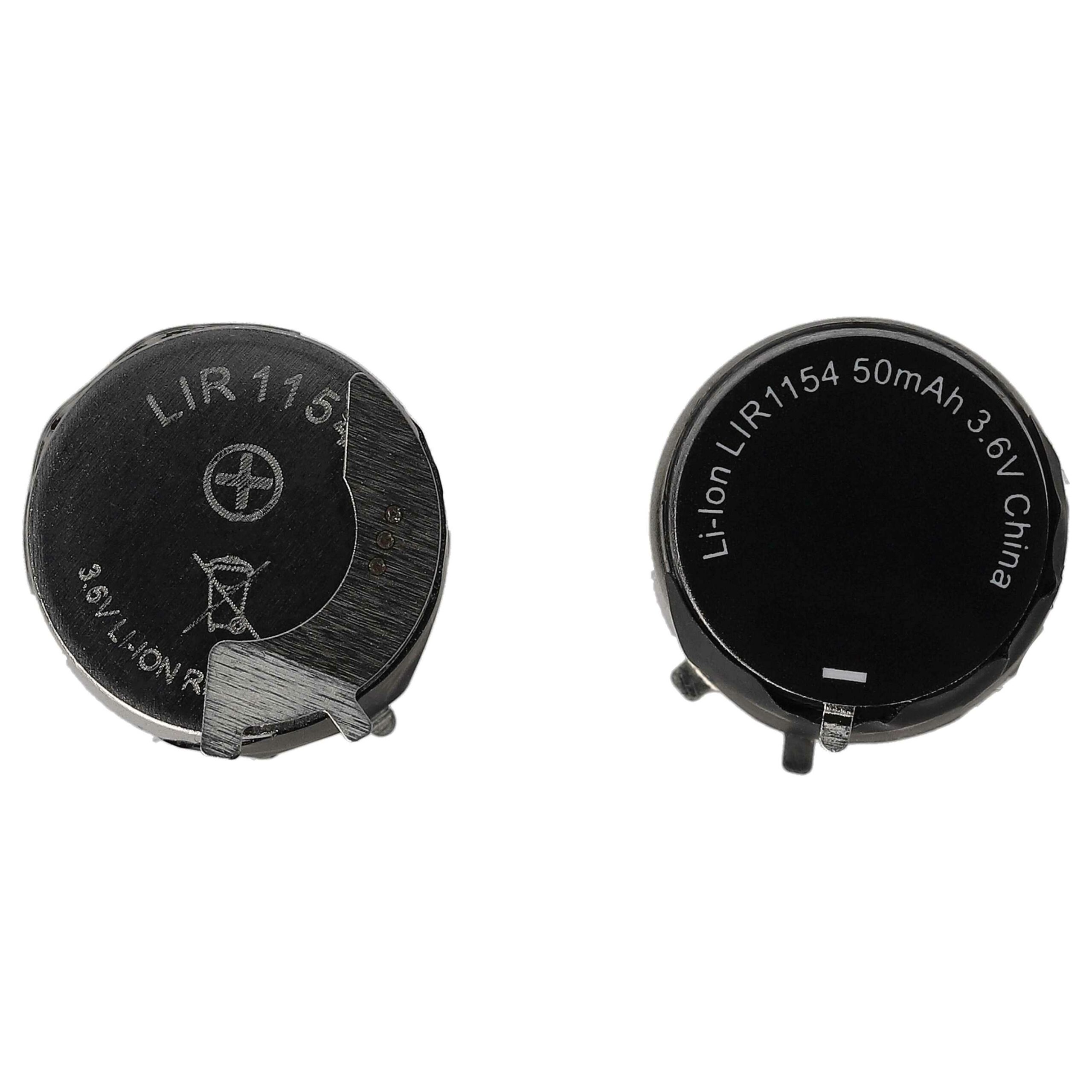 Bateria de Substituição vhbw para AirPods Apple A3HOC, CP1154 - 50 mAh 3.6 V Li-Ion (Pack 2x) - Image 3