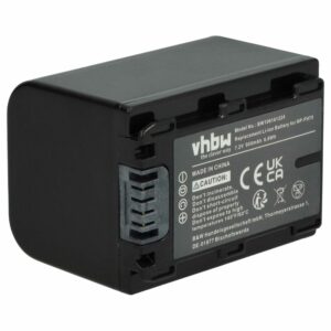 Bateria para Câmara de Vídeo Sony - Compatível com NP-FH50, NP-FH100, NP-FH70, NP-FH40 - 950 mAh 7.2 V Li-Ion vhbw