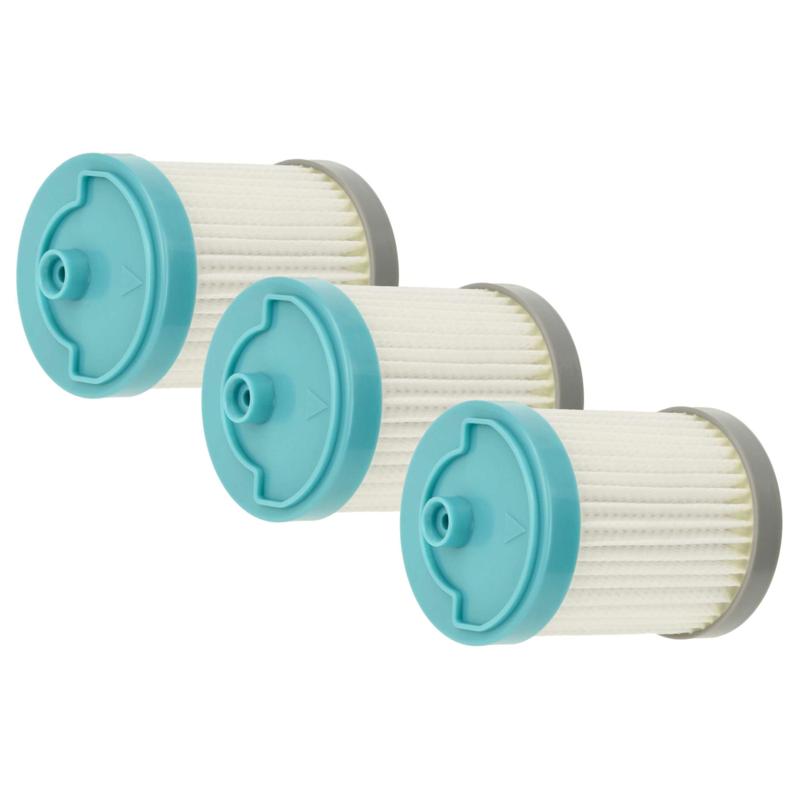 3x Filtros HEPA Motor vhbw Compatíveis com Grundig 9178016968 para Aspirador Grundig, 4,7 x 7,1 cm