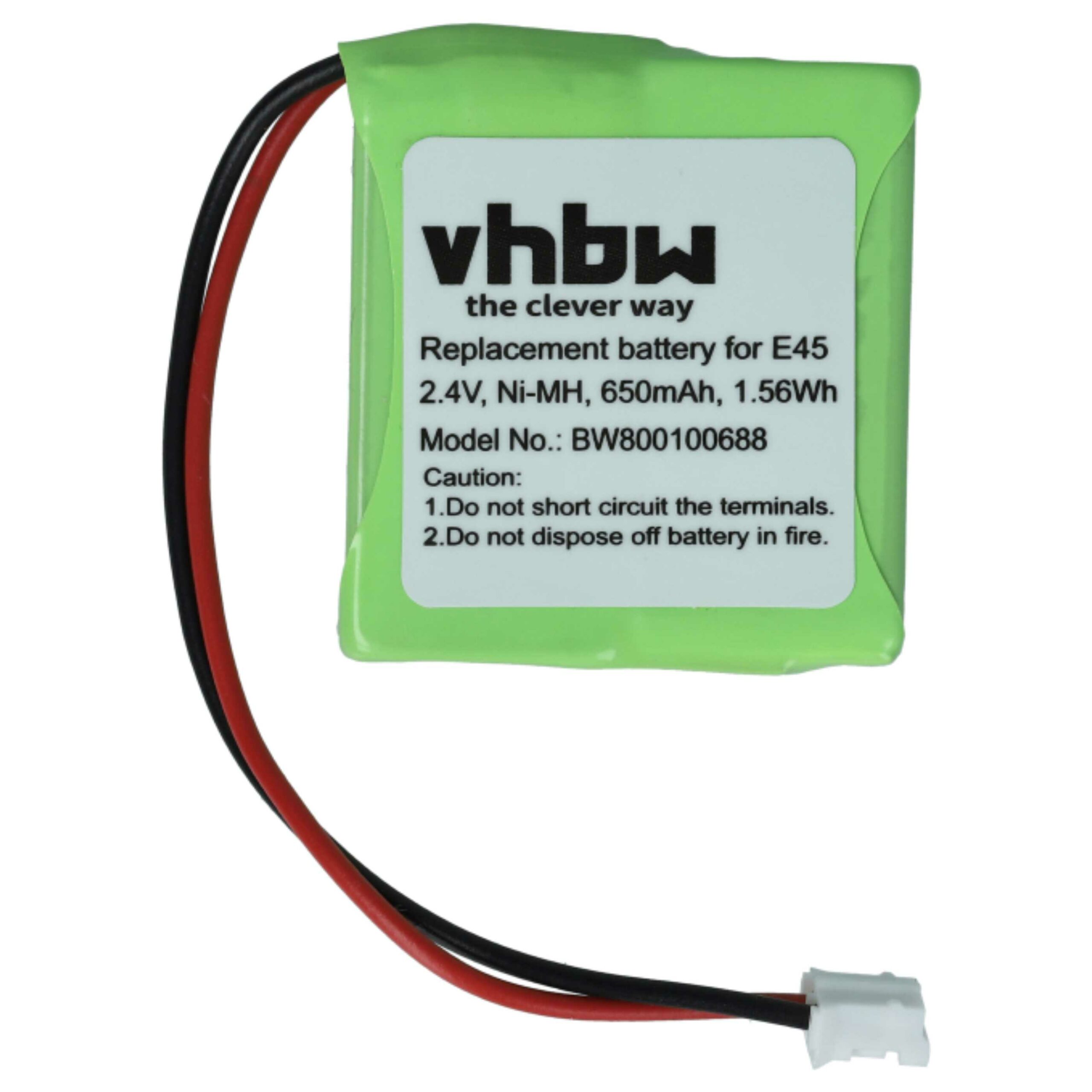 10x Bateria vhbw para telefone fixo Siemens/Swisscom S30852-D1751-X1 - 650 mAh 2.4 V NiMH - Image 3