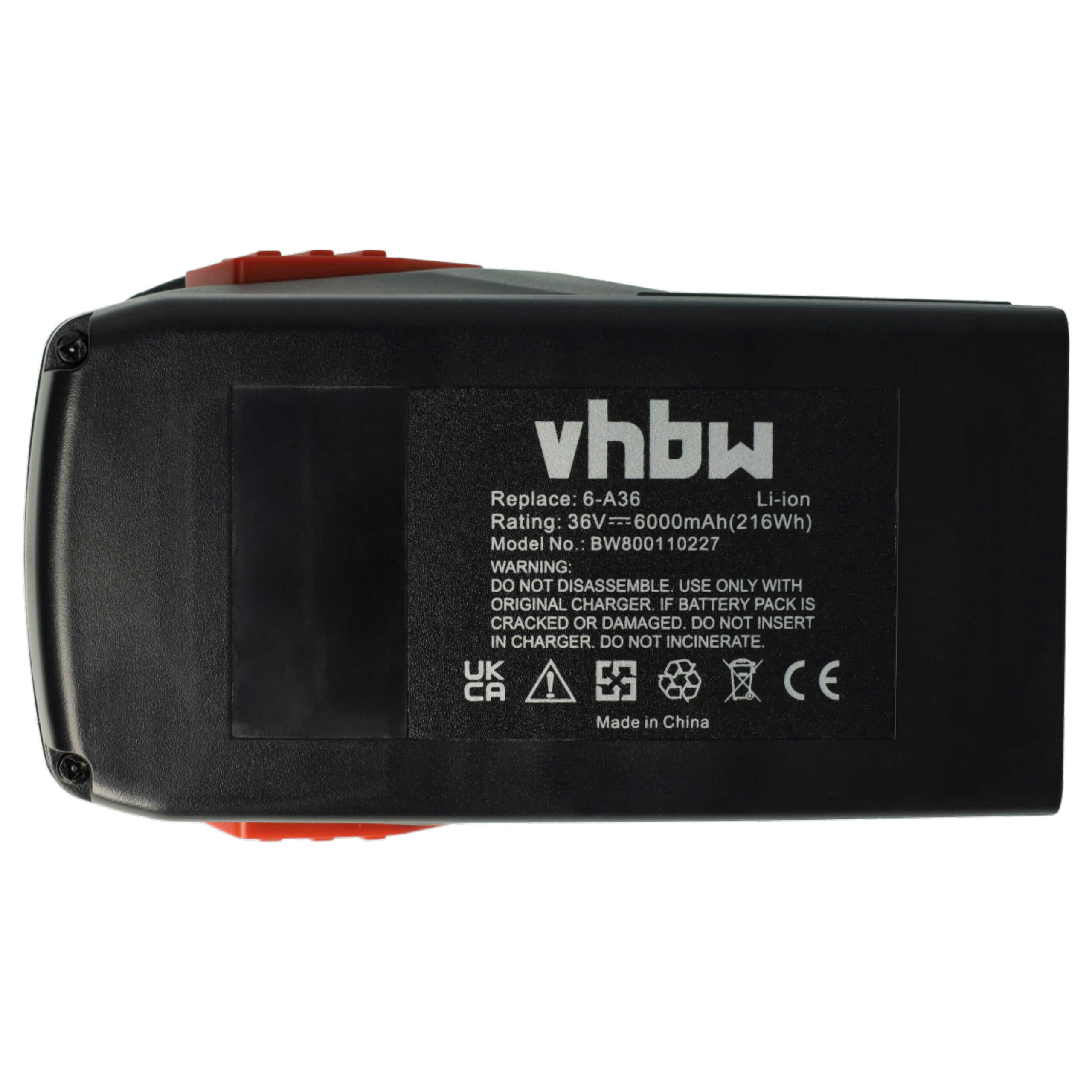 Pack 3x Bateria vhbw 36V 6000mAh para Hilti TE6-A36, TE6-ALi, CPC 36V, WSC 7.25-A36, TE 500-A36 - Image 3