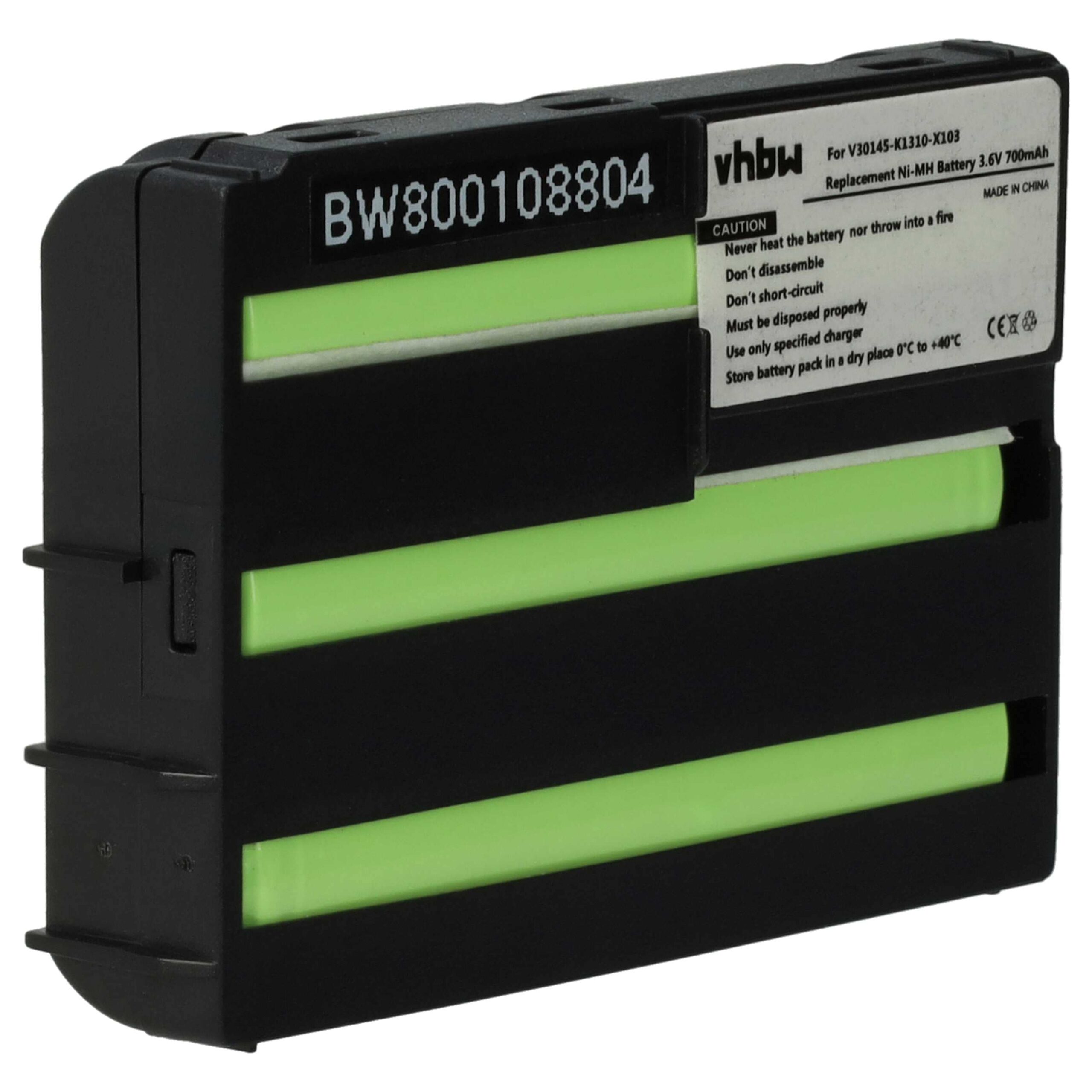 Bateria vhbw para Siemens C25, C28 - 700 mAh 3.6 V NiMH - Image 3