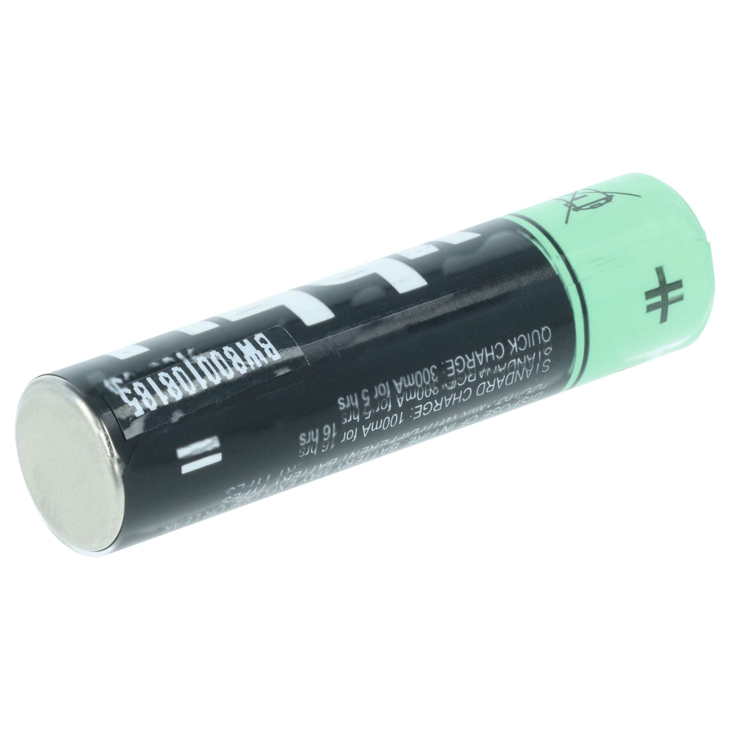 Bateria AAA 1000 mAh NiMH vhbw - Pack de 10 unidades (Philips, Sennheiser, Logitech, Gigaset e mais) - Image 4