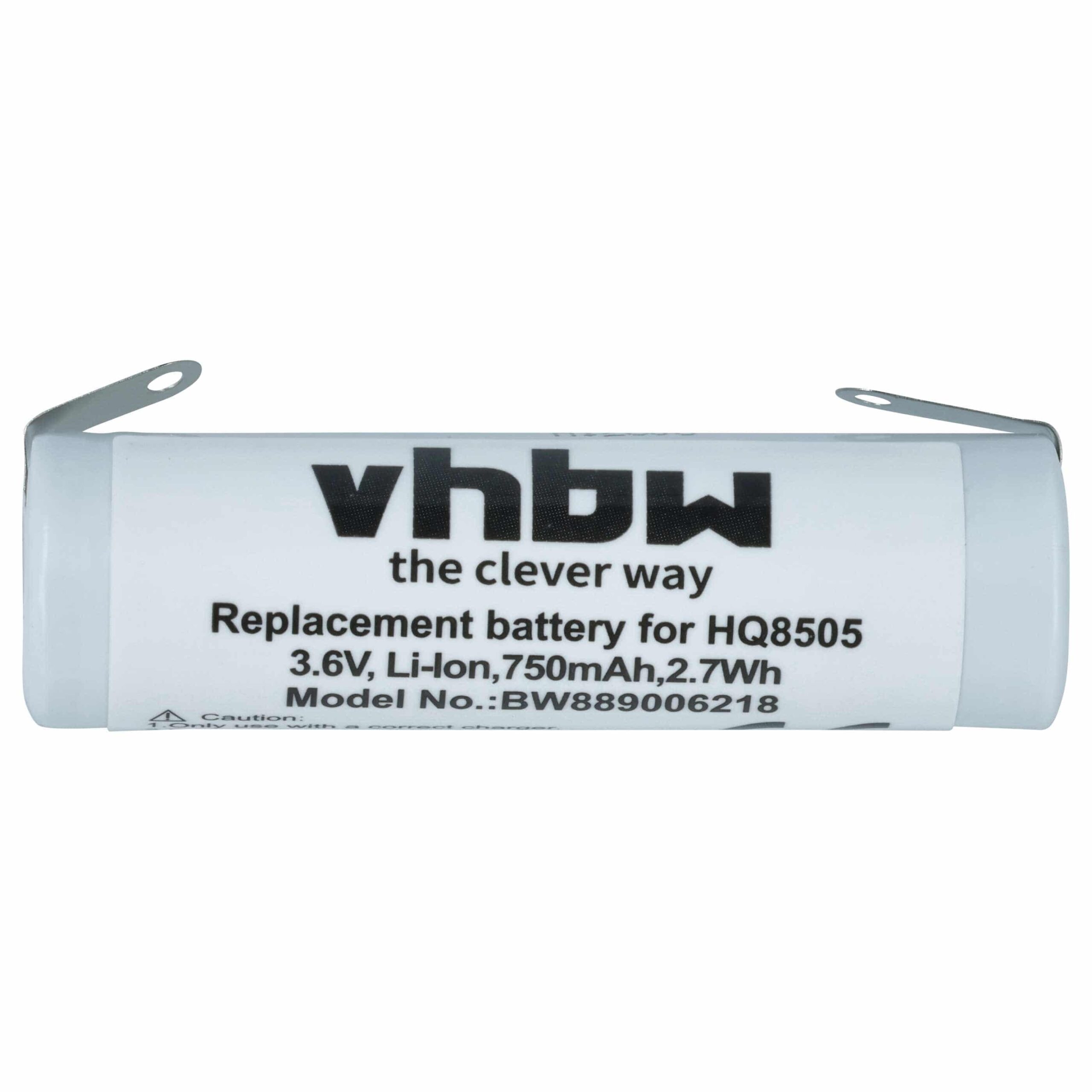 Bateria para Máquina de Barbear Philips vhbw 750 mAh 3.6V Li-Ion (Pack 2x) - Image 3
