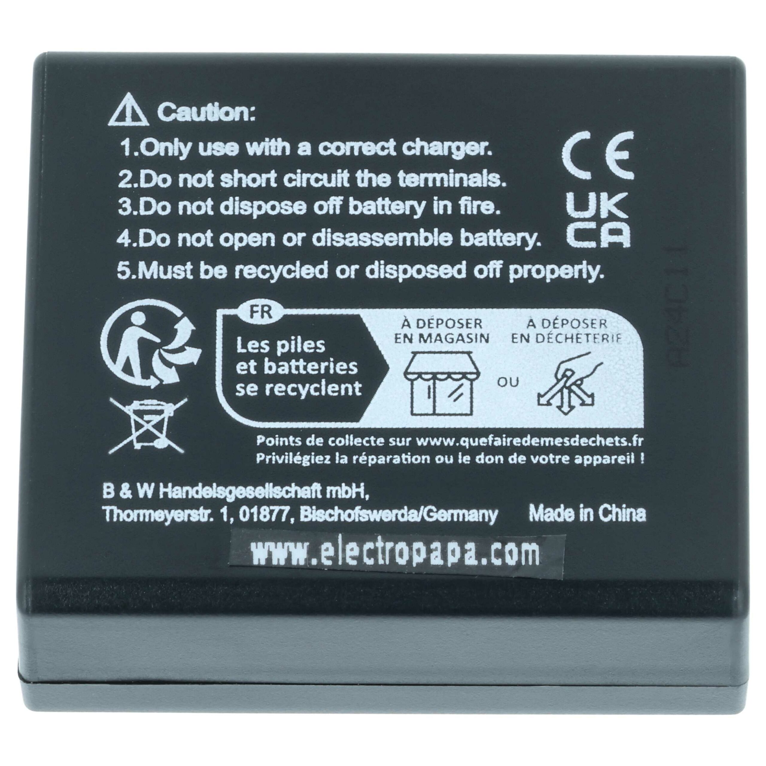 3x Bateria vhbw compatível Leica BP-DC15 - 750mAh, 7.2V, Li-Ion - Image 4