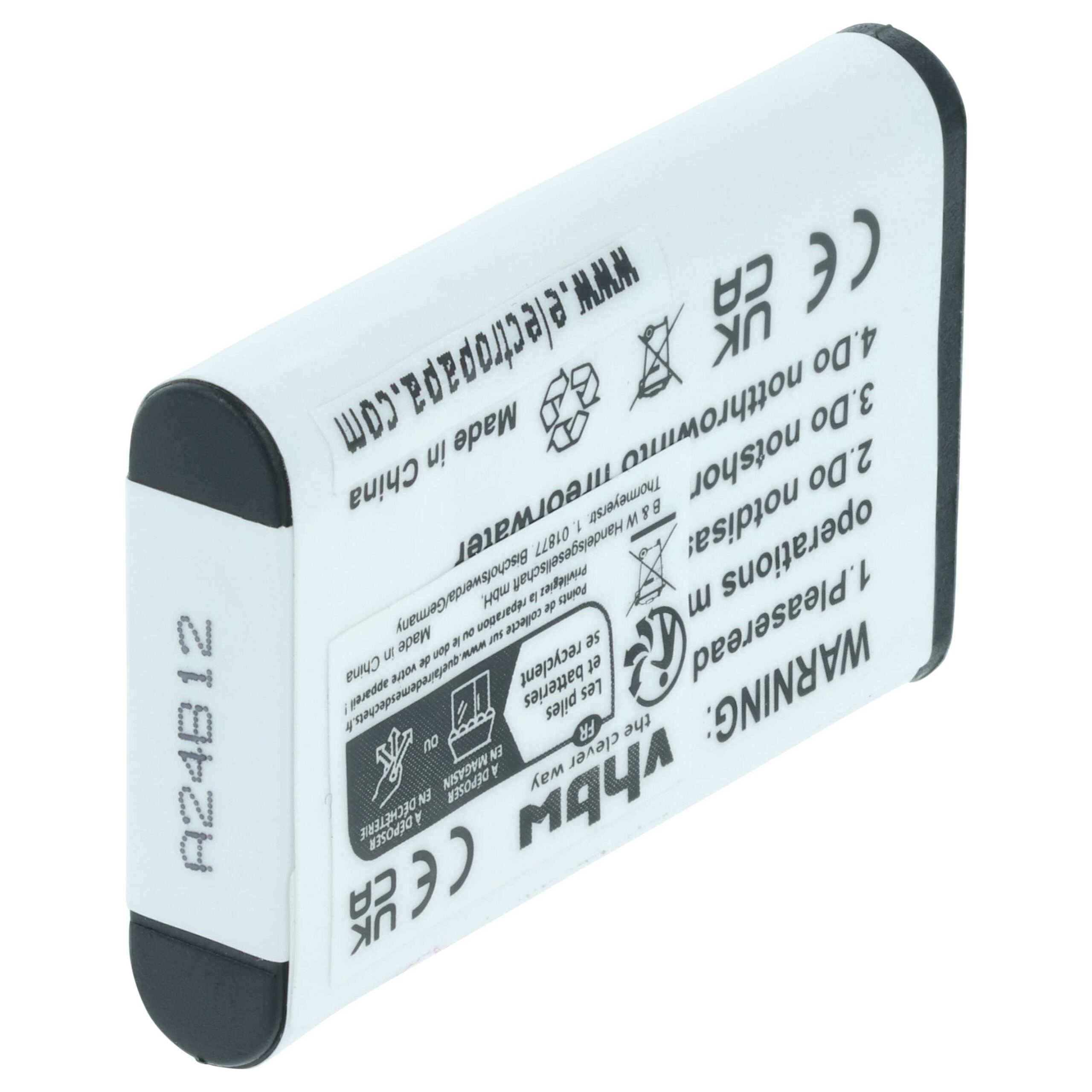 Bateria compatível Nikon EN-EL11 - 450mAh, 3.6V, Li-Ion vhbw - Image 2