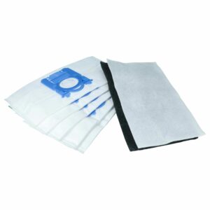Kit Filtros e Sacos para Aspirador vhbw 7 peças compatível com AEG GR210SM, Philips e outros