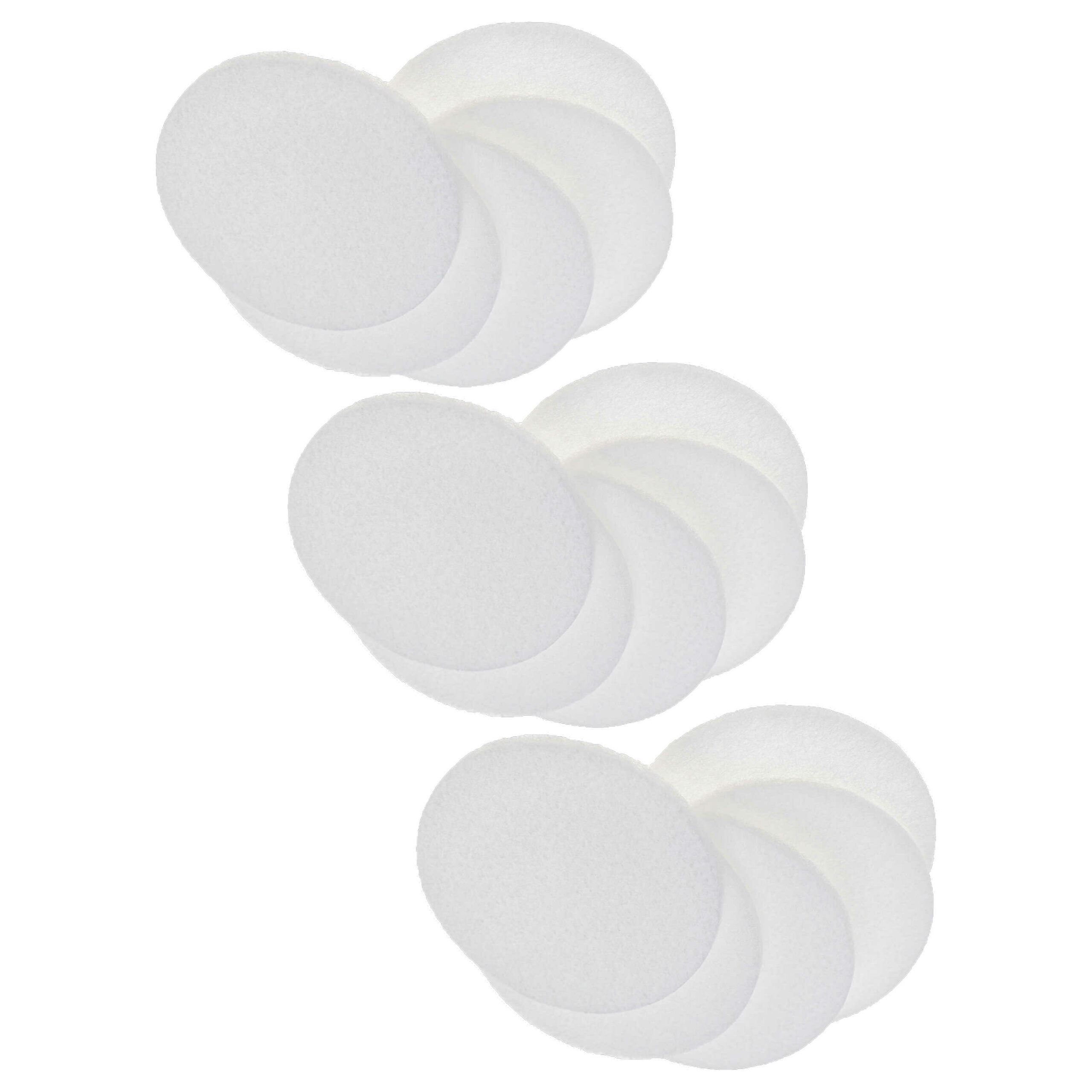 Lote de 15x Filtros para Motor Kärcher 6.414-611.0 compatíveis com Aspiradores Sprintus, 8.1 x 8.1 cm