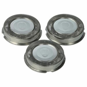 3x Cabeças de Corte para Philips HQ4 - Barbeador Elétrico, Prateado