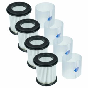 4x Filtro de Substituição vhbw para Aspiradores Inse, Classe H10, Referências 343924 e 210410L10