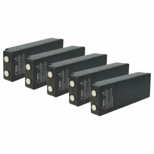Pack 5x Baterias Substituição Palfinger 17162, 708031757, 16131, 1026, 13445 Comando Remoto - 3000 mAh