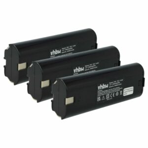 3x Bateria compatível Einhell 91011 para ferramentas eléctricas - 3000 mAh, 7.2 V, NiMH
