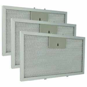 Filtro de Gordura Metálico de Longa Duração 3x vhbw para Klarstein 10034874