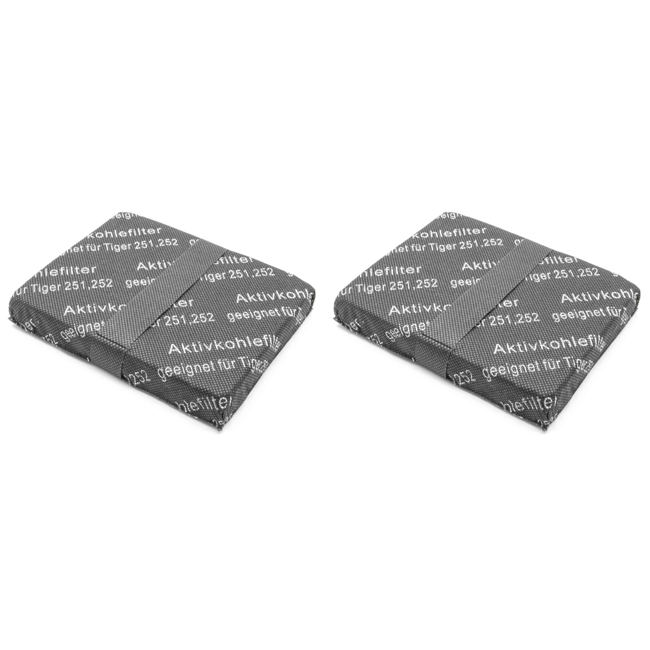 2x Filtro de Carvão Ativado para Aspirador Vorwerk Tiger 250, 251, 252, 260 - vhbw - Image 2