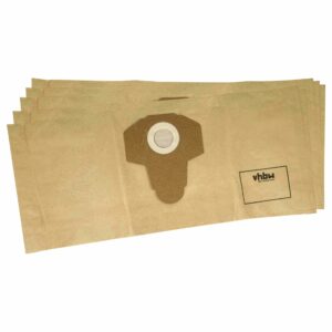 5x Saco para Aspirador Parkside 30250132 - Papel