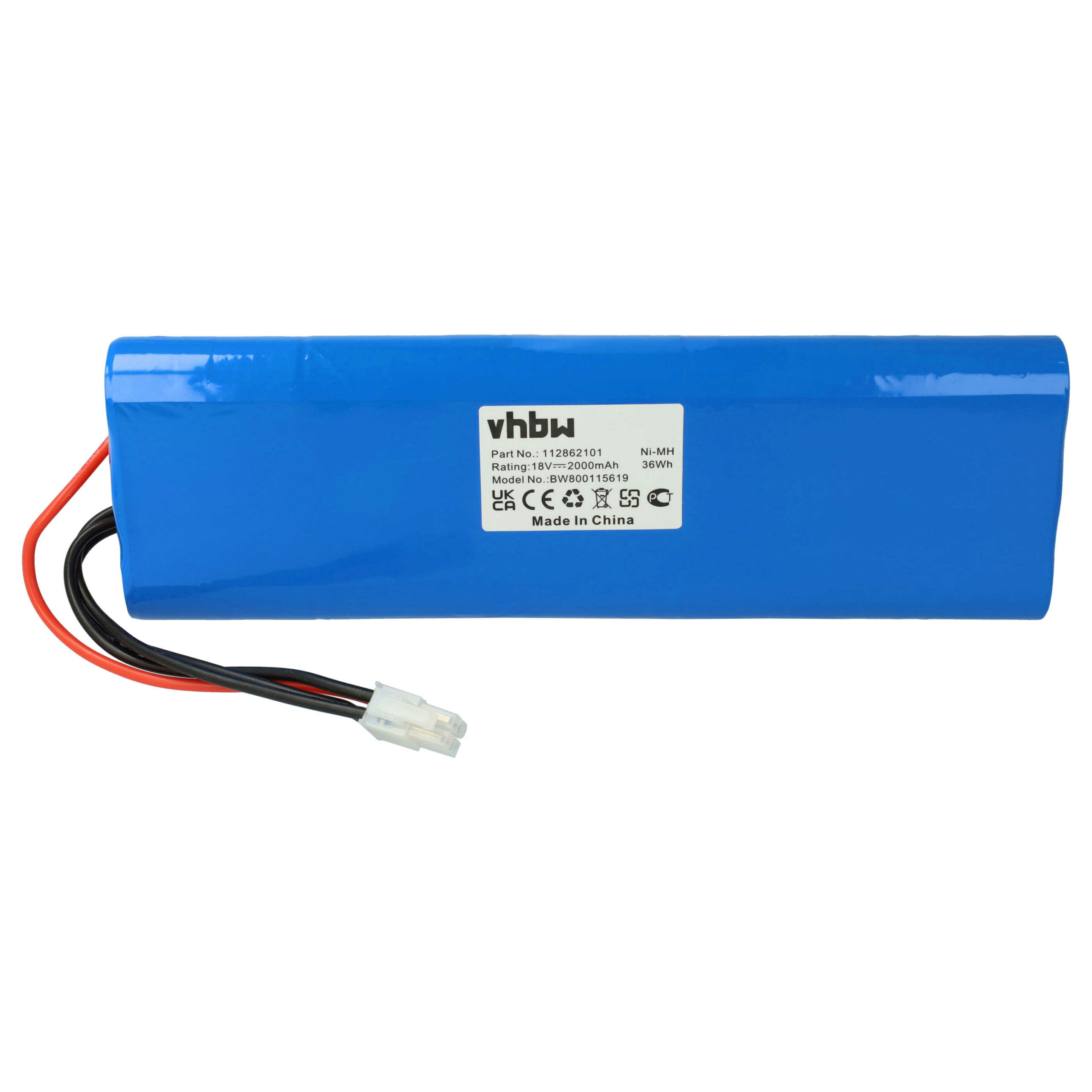 Bateria vhbw compatível com Husqvarna 1128621016, 1128621-01 - 2000 mAh 18 V NiMH