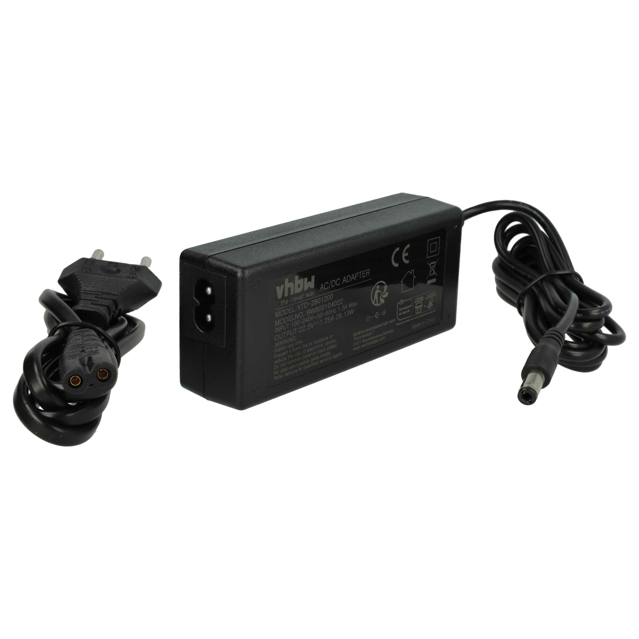 Carregador para iRobot Roomba Robot Aspirador - vhbw