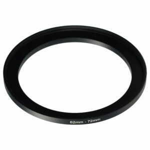 Adaptador de Anel Ampliador 62 mm para 72 mm vhbw para Objetivas e Filtros de Câmara