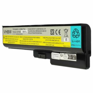 Bateria para Notebook Lenovo compatível com 42T4725, 45K1743, 42T4583, 51J0226, 42T4726 - 4400 mAh 11.1 V Li-Ion