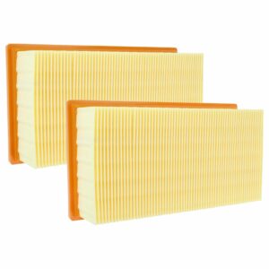 2x Filtro plissado em papel substitui Festool 452065 para aspirador Festool