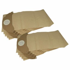 Pack 10x Sacos para Aspirador Kärcher 6.904-143.0 - vhbw Papel