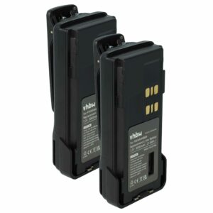 2x Bateria para Motorola PMNN4416, PMNN4415, PMNN4415AR, PMNN441 - 3000 mAh 7.2 V Li-Ion com Clip