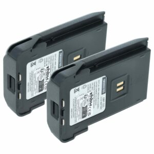 Bateria vhbw 2x para Rádio Alinco EBP-101 - 1800 mAh 7.4 V Li-Ion