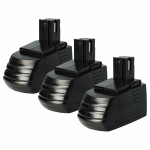 3 Baterias de Substituição vhbw para Hilti SFB126A, SFB126, SFB121 - 3000 mAh, 12 V, NiMH