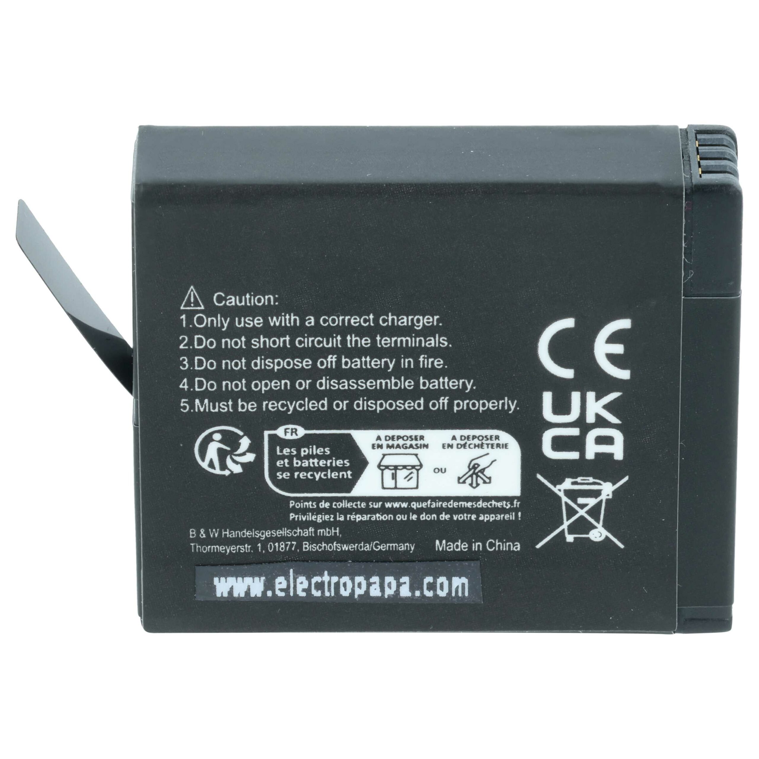 Bateria vhbw para Insta360 PL903135VT, PL903135VT-S01 - 1150mAh, 3.8V, Li-Ion - Image 4