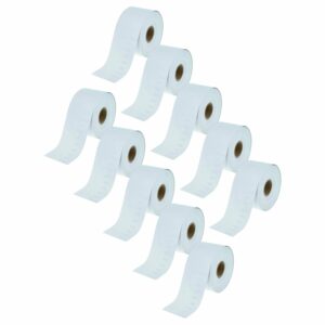10x Rolo de Etiquetas Compatível Dymo S0929100 - 51 mm x 89 mm