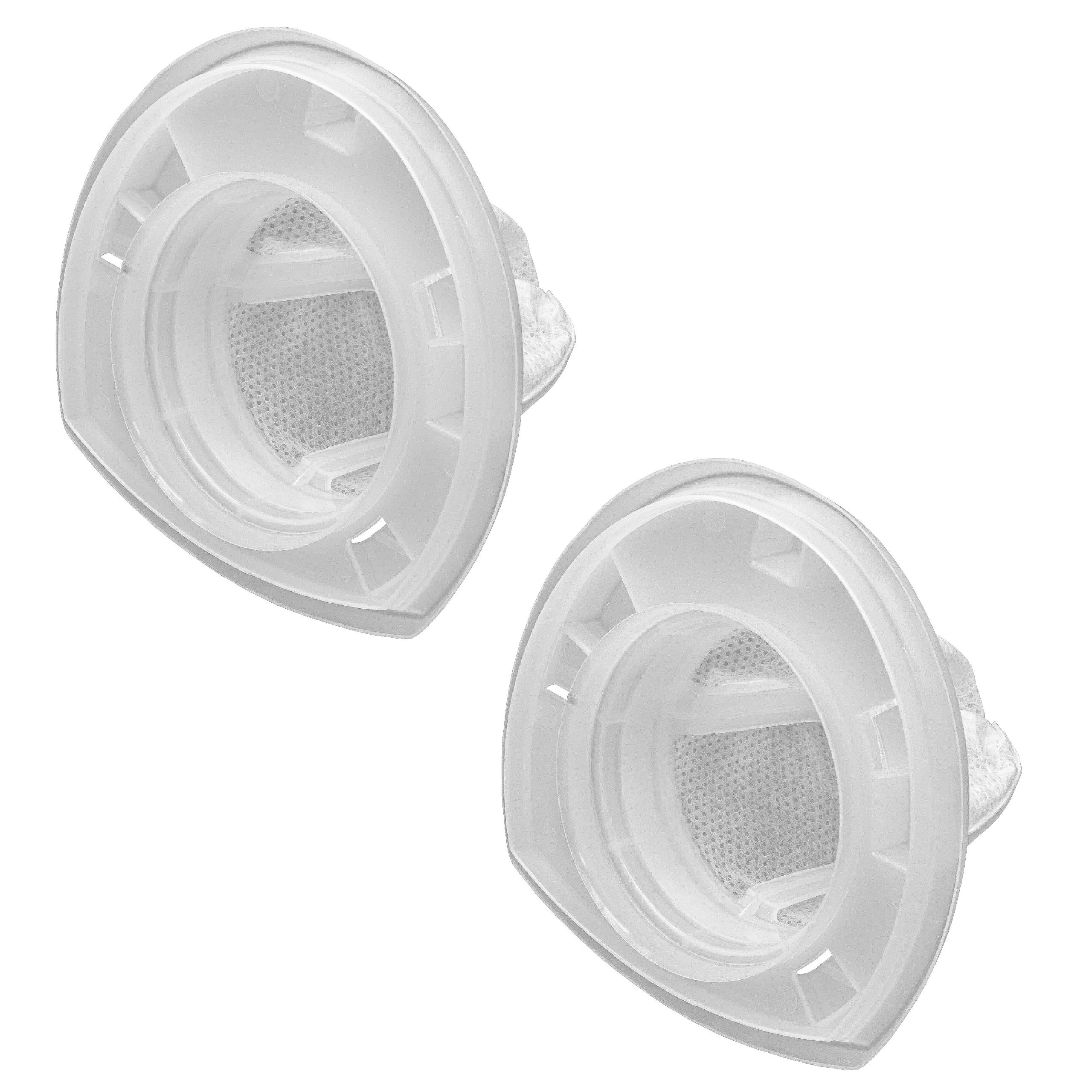 2x Filtro anti-pó Filterfine para Black & Decker VF110, 90568496, VF110-XJ