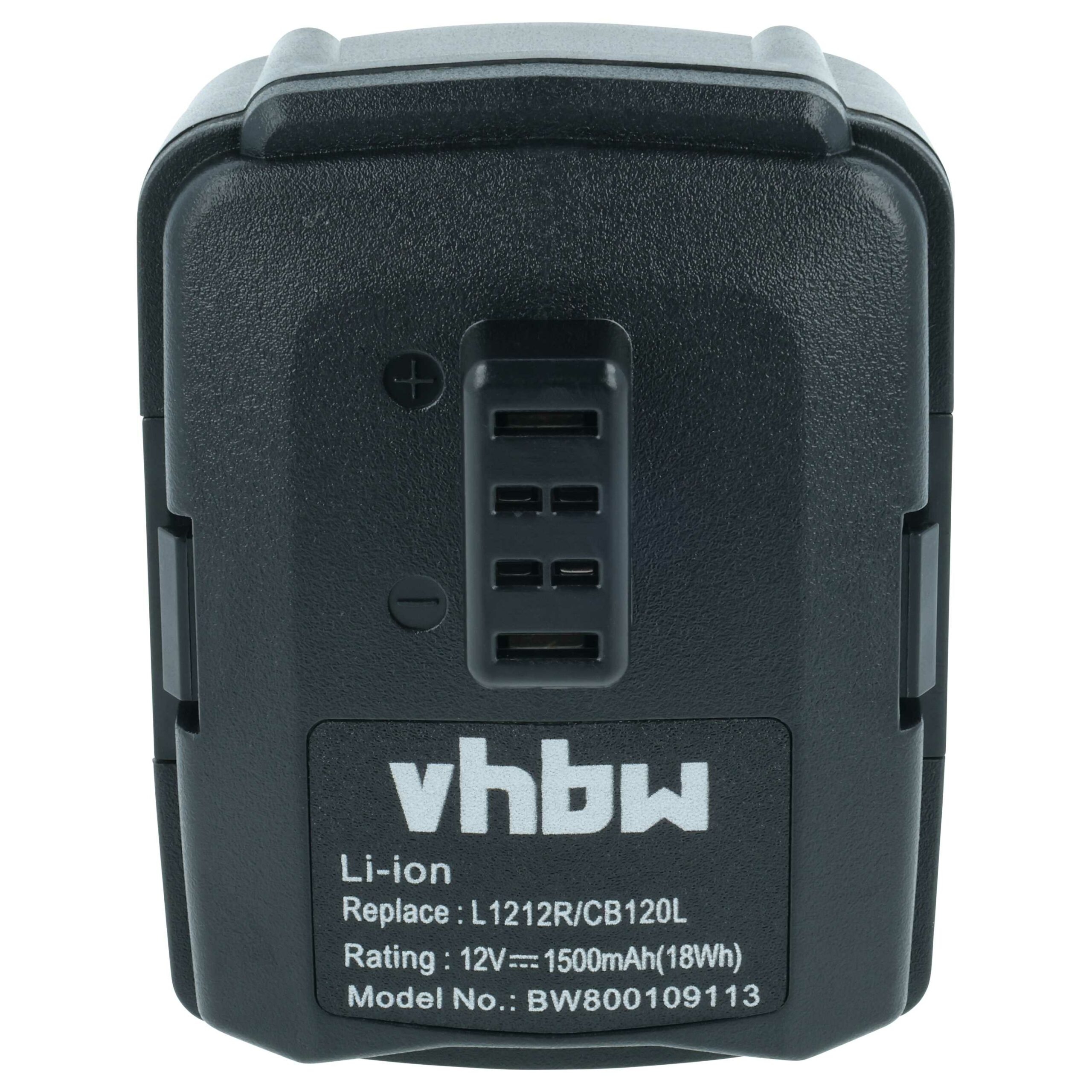 Bateria vhbw para Ryobi 130503001, BPL-1220, CB120L, 130503005 - 1500 mAh, 12 V, Li-Ion - Image 3