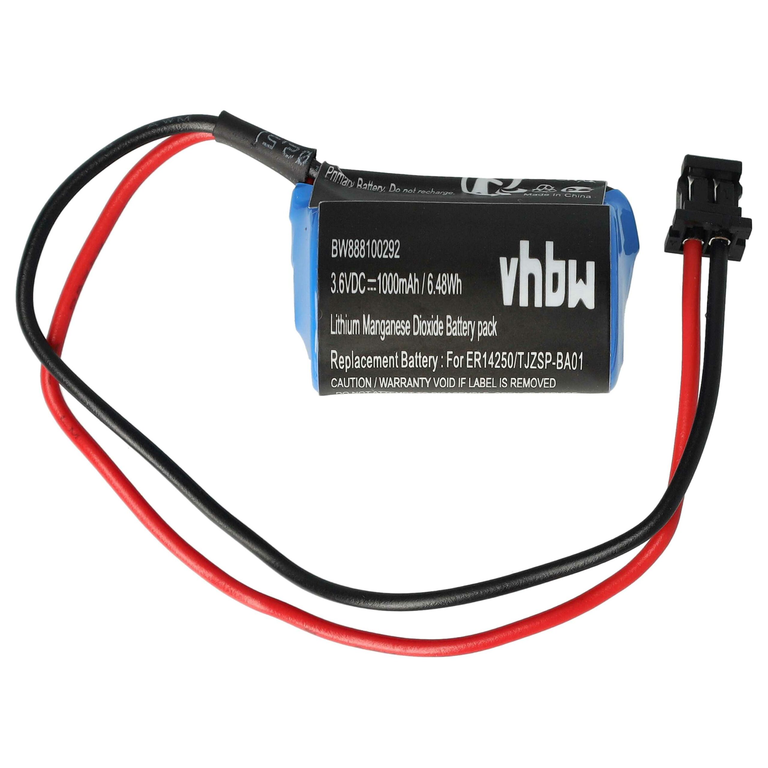Bateria para Servo Driver Omron R88A-BAT02W, JZSP-BA01, JZSP-BA0-1 - 1000 mAh 3.6 V Li-MnO2 - Image 3