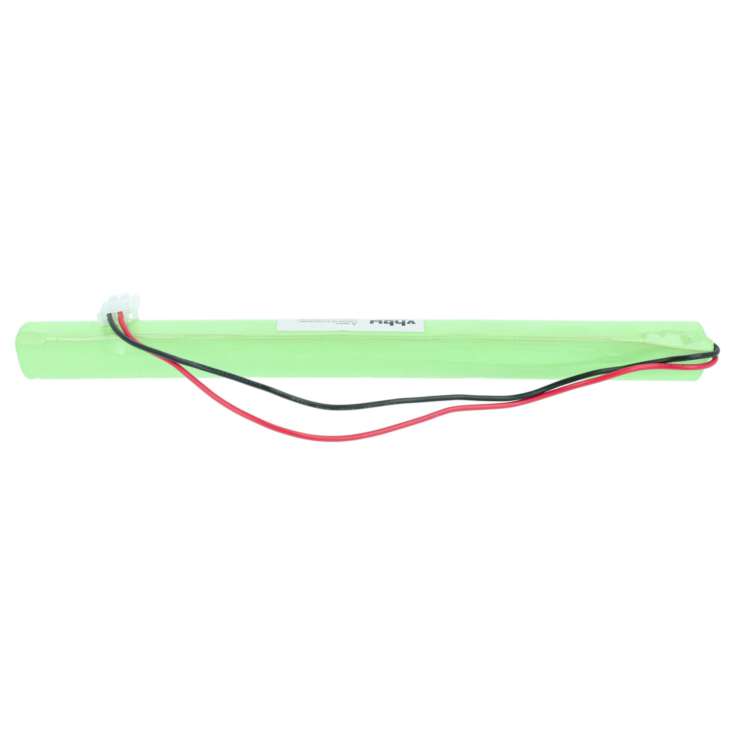 Bateria de Emergência 10x vhbw 1600 mAh 7.2V NiCd Compatível BAES 329045490 - Image 4