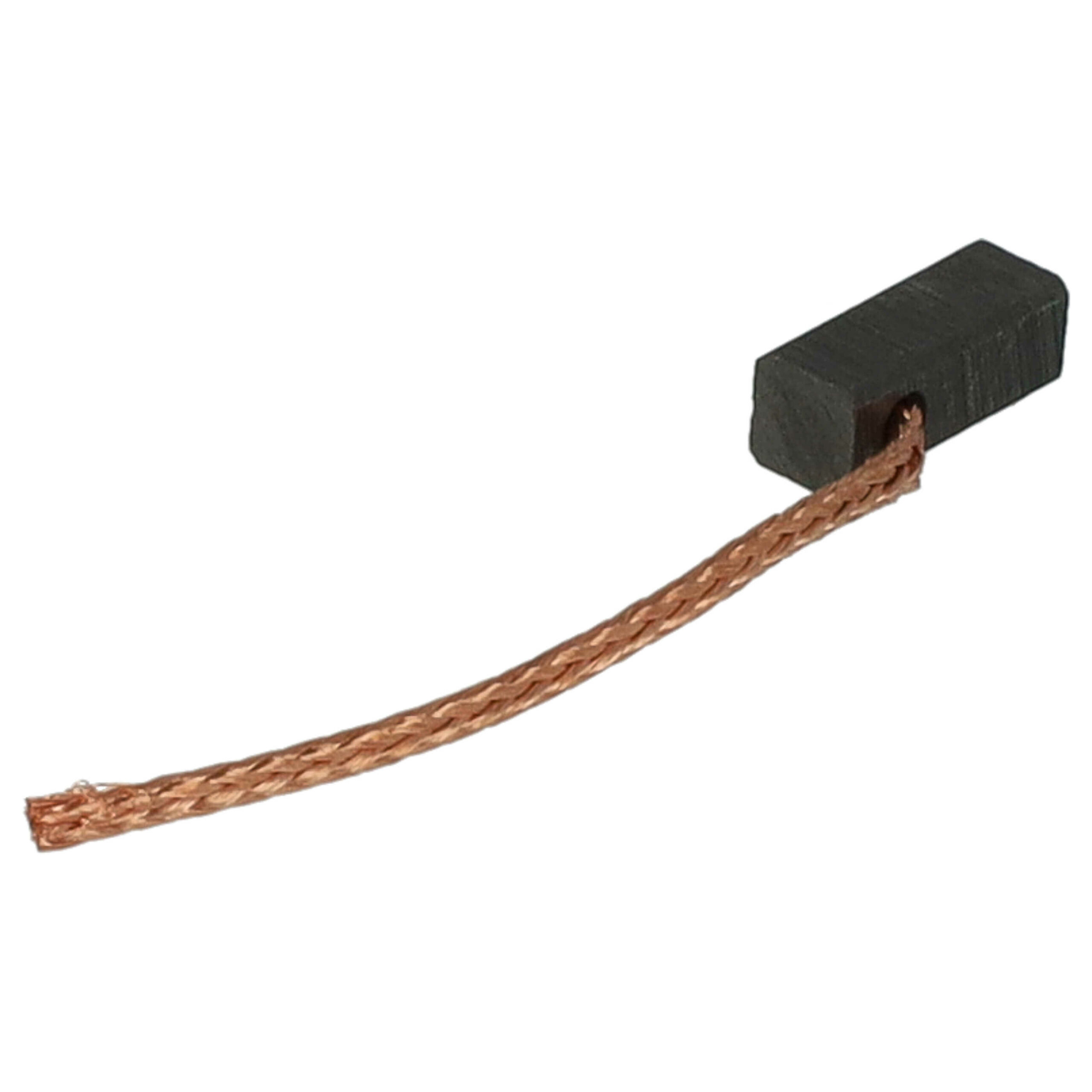 2x Escovas de Carvão para Ferramentas Elétricas - 10 x 4 x 4 mm vhbw - Image 4