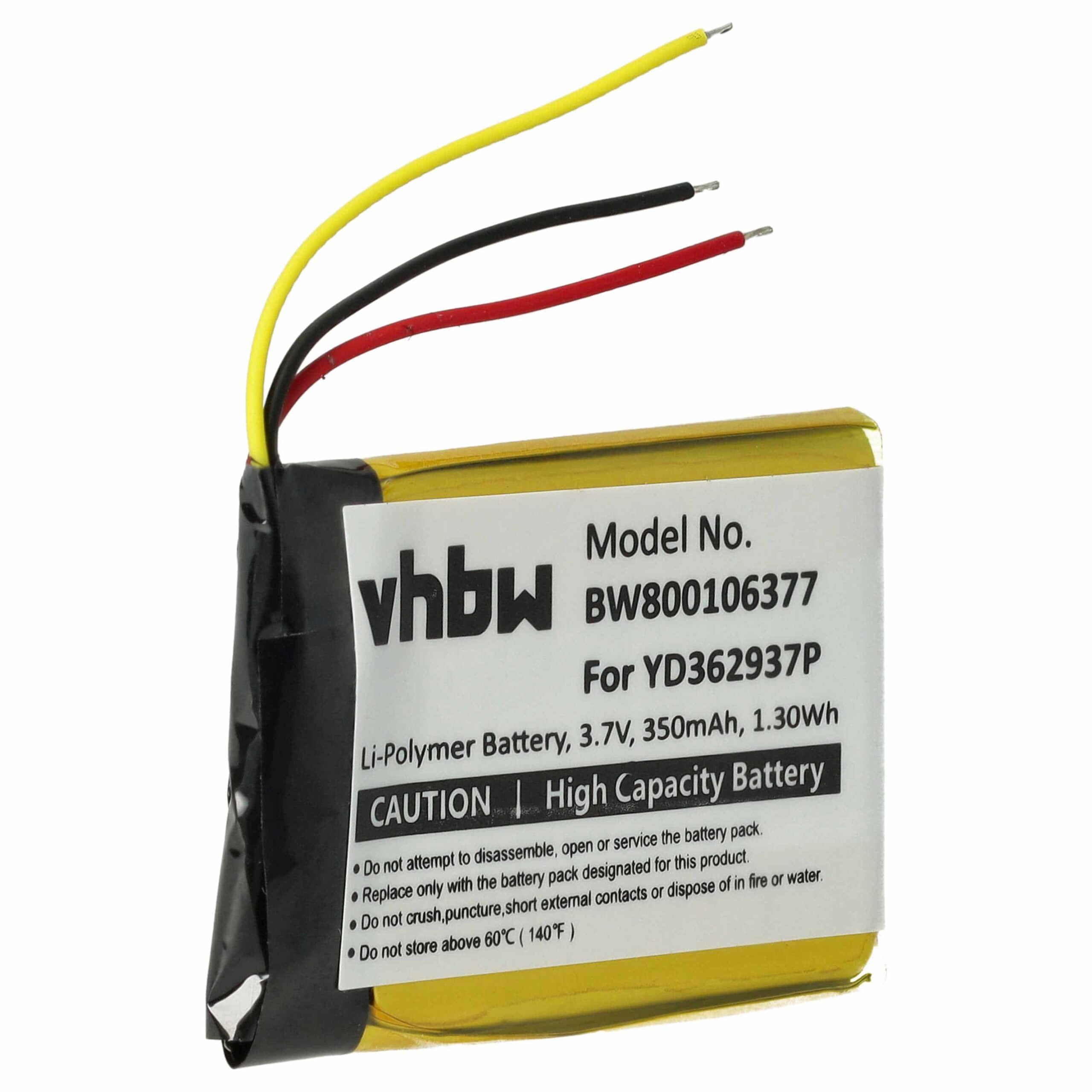 Bateria de Substituição para Comando Remoto GoPro vhbw - 350 mAh 3.7 V Li-polymer - Image 3