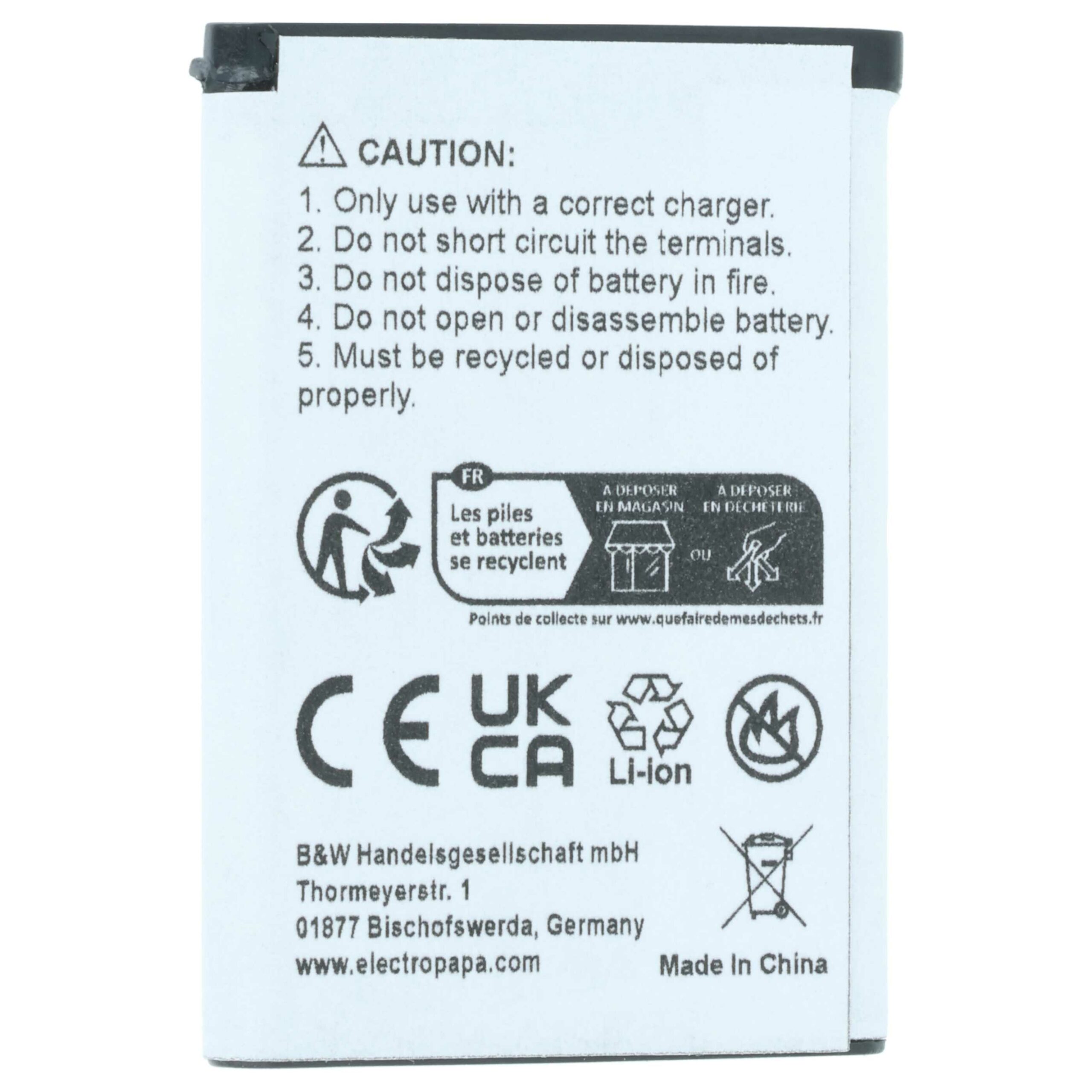 Bateria para Telemóvel compatível com Sony-Ericsson BST-37 - 600 mAh 3.7 V Li-Ion - Image 4
